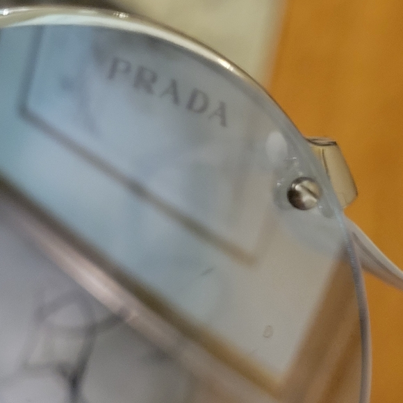Prada SPR65T Sunglasses Modified Aviator Round Catwalk MA#1 - Picture 16 of 16